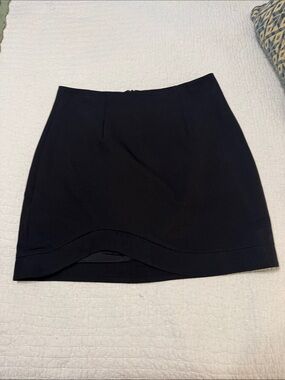 Minnie & co Black Women's Ponte Mini Skirt